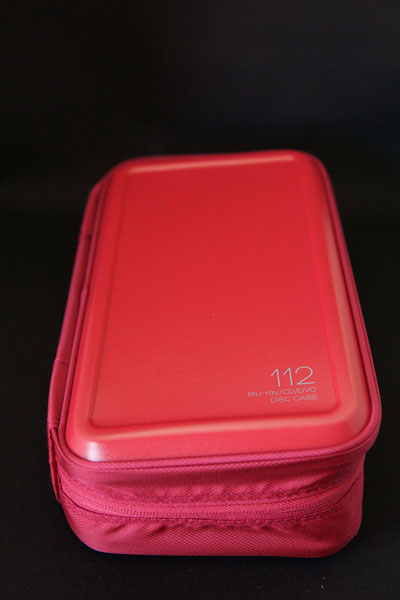 ELECOM BDケース セミハード 112枚収納 レッド CCD-HB112RD