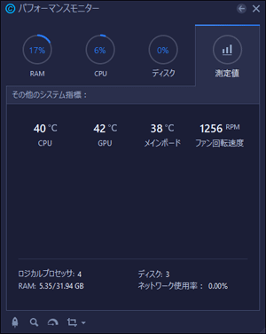 温度(Ryzen 3 2200G / Ryzen 7 2700X)