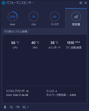 温度(Ryzen 3 2200G / Ryzen 7 2700X)