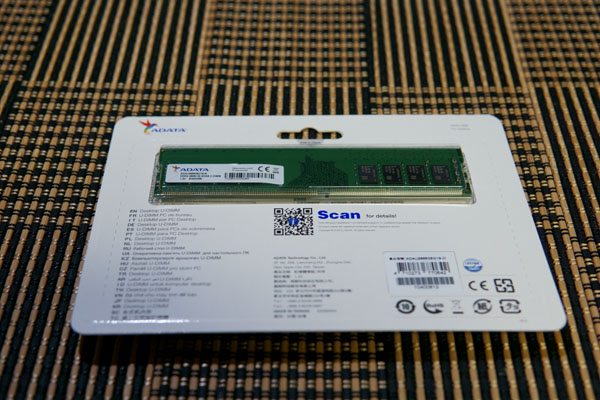 ADATA AD4U266638G19-D(DDR4 PC4-21300 8GB 2枚組)