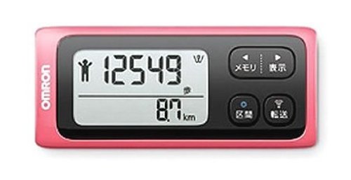 オムロン(OMRON) 歩数計 WellnessLink ピンク HJ-205IT-PK