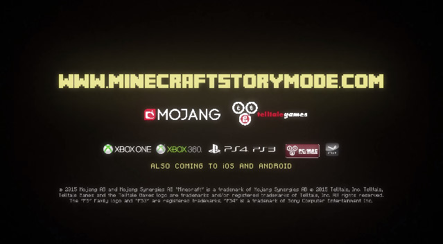 Minecraft: Story Mode [Minecon 2015 Trailer]