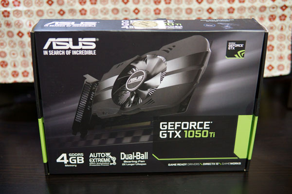 ASUS PH-GTX1050TI-4G ／ 14,980円（個数限定）