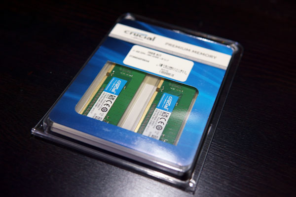 Crucial （Micron製） DDR4 PC4-19200 8GB 2枚組