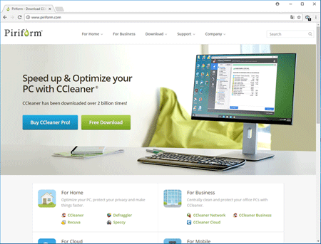 Piriform - Download CCleaner - Millions of users worldwide!