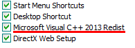 visual c++ 2013 redist