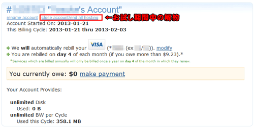 お試し期間で解約する方法