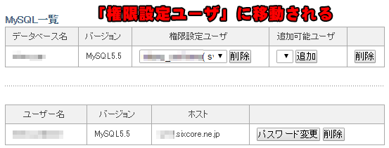 MySQL一覧