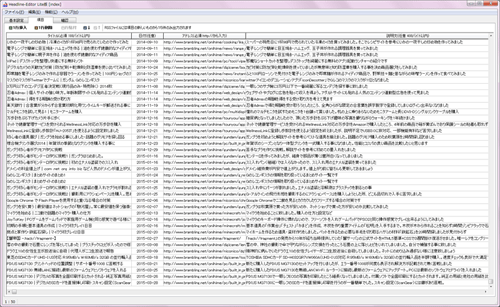 RSSエディタ Headline-Editor Lite版