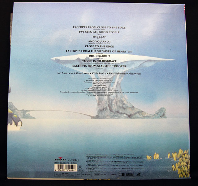 【LD・洋楽】 YESSONGS/YES